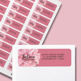 クリーエレガントム赤面ピンクフローラメイクアップスタジオ ラベル