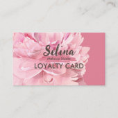 クリーエレガントム赤面ピンクフローラメイクアップスタジオ ロイヤリティカード (正面)