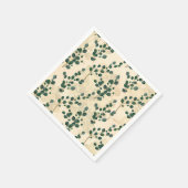 クリーエレガントム金ゴールドユお洒落ーカリプタス スタンダードカクテルナプキン (角)