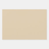 クリーエレガントム/ベージュ/タンラッピング紙シート ラッピングペーパーシート (正面2)