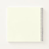 クリーカスタマイズ結婚フローラ ノートブック (裏面)