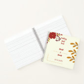 クリーカスタマイズ結婚フローラ ノートブック (内部)