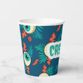 クリーカッコいいル怖い不気味アイハロウィーン 紙コップ (正面)