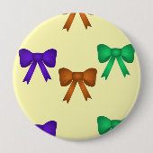 クリーカラフルムでリボンをリボンで結ぶ 缶バッジ (正面)