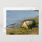 クリークのオールドボート ポストカード (正面/裏面)