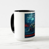 クリークを忘れるな Helldivers 2 マグカップ (正面左)