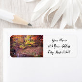 クリークアット秋差出人住所ラベル ラベル (インサイチュ)