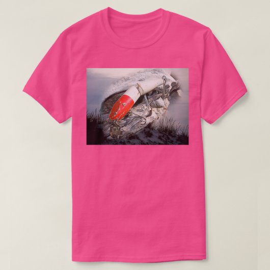 クリークチャブパイキーレッドヘッドジョイントヴィンテージ木製Fi Tシャツ (デザイン正面)