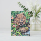 クリークバンクの小さなビーバー ポストカード (スタンド正面)