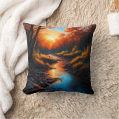 クリークバンクサンライズ クッション (ブランケット)