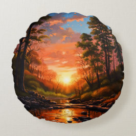 クリークバンクサンライズ ラウンドクッション