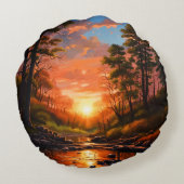 クリークバンクサンライズ ラウンドクッション (裏面)