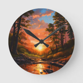 クリークバンクサンライズ ラウンド壁時計