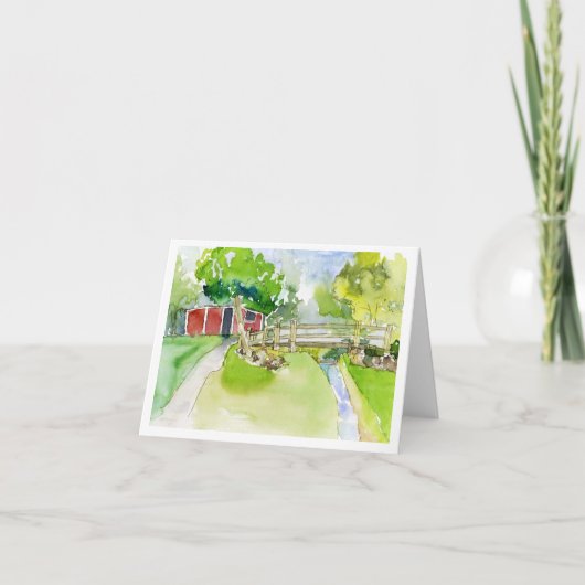 クリークパークノートカード サンキューカード (正面)