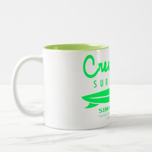 クリークラットカートゥーンスタジオクリークラットサーフショップ ツートーンマグカップ (左)