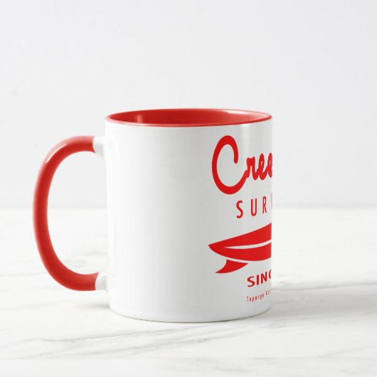 クリークラットカートゥーンスタジオズサーフショップクリークラット マグカップ (左)