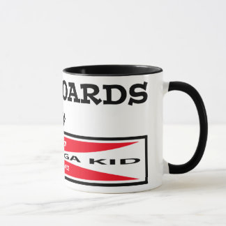 クリークラットマンガスタジオトパンガキッドサーフボード マグカップ