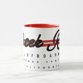 クリークラットマンガートスタジオクリークラットサーフボード マグカップ (中央)