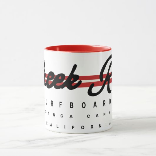 クリークラットマンガートスタジオクリークラットサーフボード マグカップ (中央)