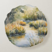 クリークリーズウォータースケープ ラウンドクッション (裏面)