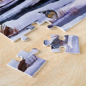 クリーク沿いの生活 ジグソーパズル (側面)