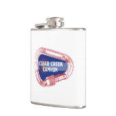 クリーク澄んキャニオンコロラド登山カラビナー フラスク (左)