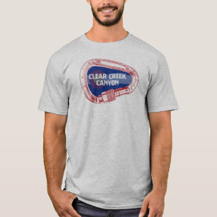クリーク澄んキャニオンコロラド登山カラビナー Tシャツ