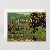 クリーク澄んペンシルバニア ポストカード (正面/裏面)