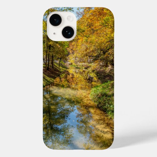 クリーク秋の反射(垂直) Case-Mate iPhoneケース (裏面)