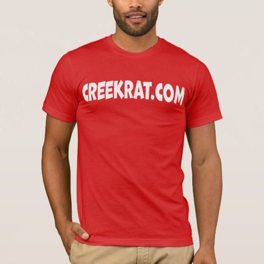 クリーク・ラット・スタジオ | CREEKRAT.COM Tシャツ (正面)