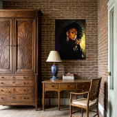 クリーク – Regal Afrocentricポートレートアートワーク キャンバスプリント