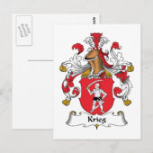 クリーグ家紋 ポストカード (正面/裏面)