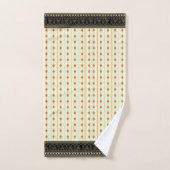 クリーコンテンポラリーム、トープ、ブルー バスタオルセット (ハンドタオル)