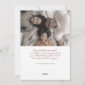 クリーシンプルスモダン・ホリデー・フォト・カード シーズンカード (裏面)