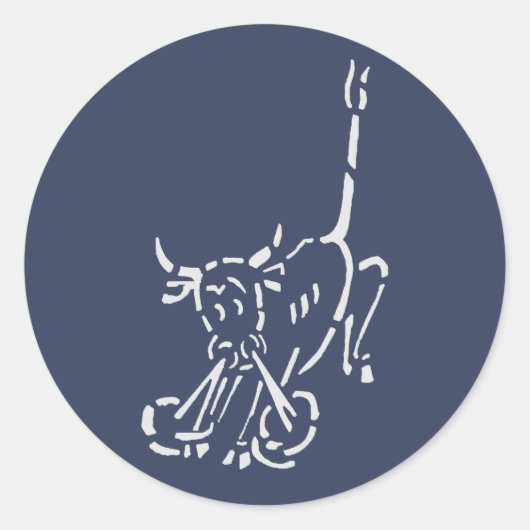 クリースマリーヌ7th Uボートフロティラエンブレム ラウンドシール (正面)