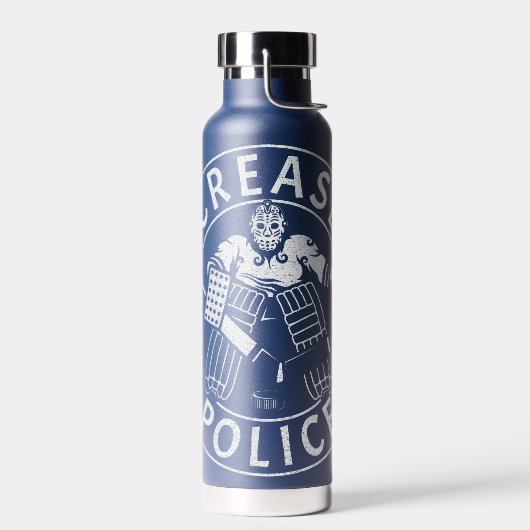 クリース警察ホッケーゴアリー・ネットミンダー ウォーターボトル (左面)