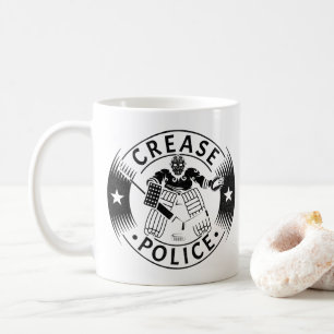 クリース警察ホッケーゴアリー・ネットミンダー コーヒーマグカップ
