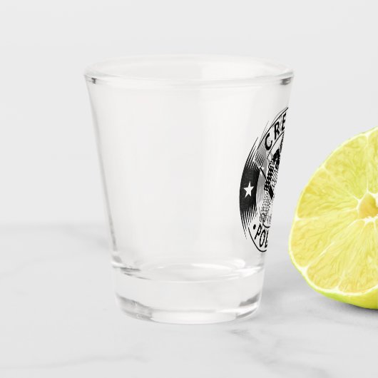 クリース警察ホッケーゴアリー・ネットミンダー ショットグラス (左)