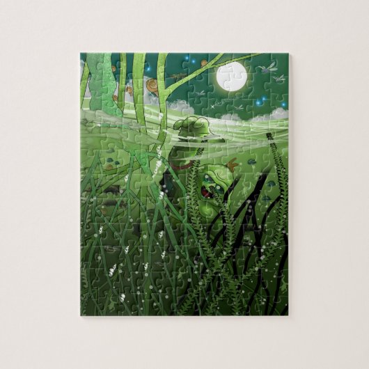 クリーチャーをカール ジグソーパズル (縦)