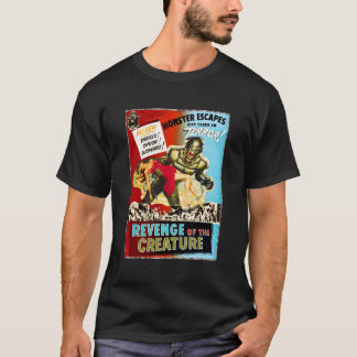 クリーチャー・モンスターレトロ・ホラー Tシャツ