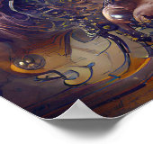 クリーチャーSHOWファンタジーアートイラストレーションポスター ポスター (角)