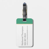 クリーデンスベアボーンキャラクターグラフィック ラゲッジタグ (裏面縦)