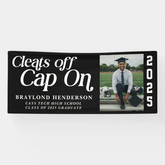クリートオフ、キャップアスリート卒業写真 横断幕 (横)
