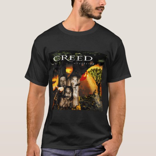 クリード・ロックバンド Tシャツ (正面)