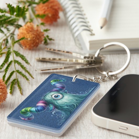 クリード – ワンアイドモンスター – カスタムキーチェーン キーホルダー (正面右)