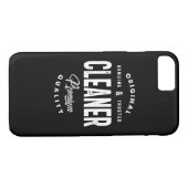 クリーナジョブタイトルティーギフトメンズウィメンズ Case-Mate iPhoneケース (裏面(横))
