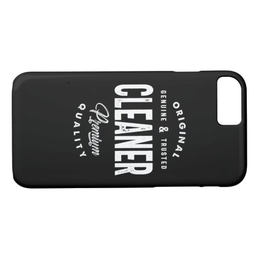 クリーナジョブタイトルティーギフトメンズウィメンズ Case-Mate iPhoneケース (裏面(横))