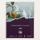 クリーナモダンパープルプロモーション プランナー手帳 (正面)