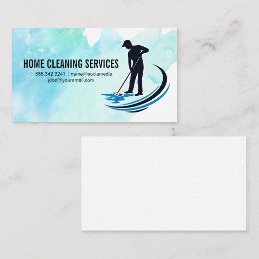 クリーナーの取り付け床 名刺 (正面/裏面)