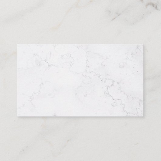 クリーナーサービス | 床をモッピングする男性 名刺 (裏面)